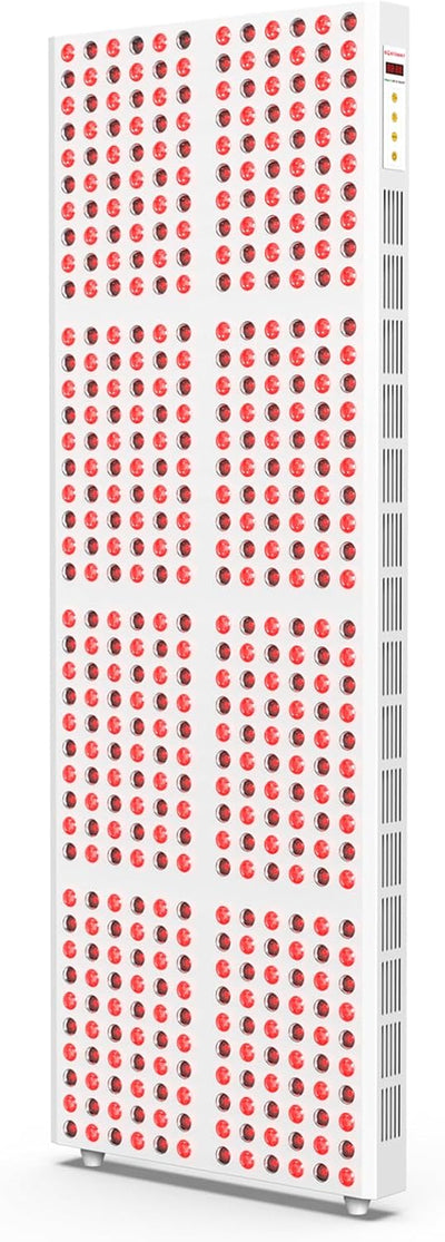 BONTANNY BL-2400 Red and Near-Infrared LED Light Panel, 480 Dual-Chip LEDs, 660 nm and 850 nm, 800 W, 53 x 18 in. Full-Body Panel with Timer and 3 Modes (Stand Sold Separately)