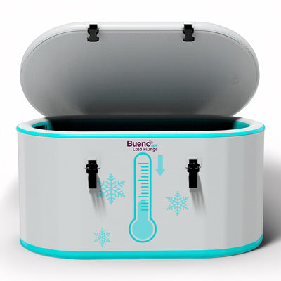 Buenospa Alaska Home Inflatable Cold Plunge Tub with Chiller/Heater – 1 Person, 66 Gallon (WM00853)