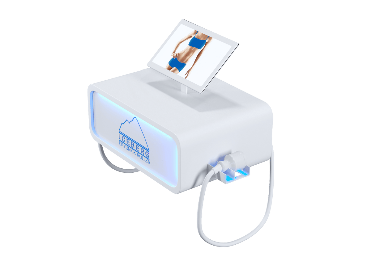 Iceberg Cryonick Roller — Professional Cryo-Thermal System with Thermal and Roller Handpieces
