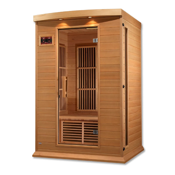 2-Person Low EMF (Under 8MG) FAR Infrared Sauna (Canadian Hemlock)