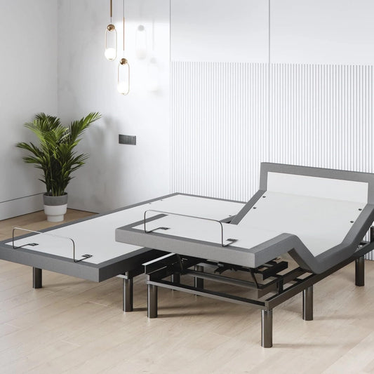 Sven & Son Harmony Adjustable Bed Base, Head and Foot Lift, Massage, Under-Bed Lights, USB, Memory, Zero Gravity Smart Frame - Split King