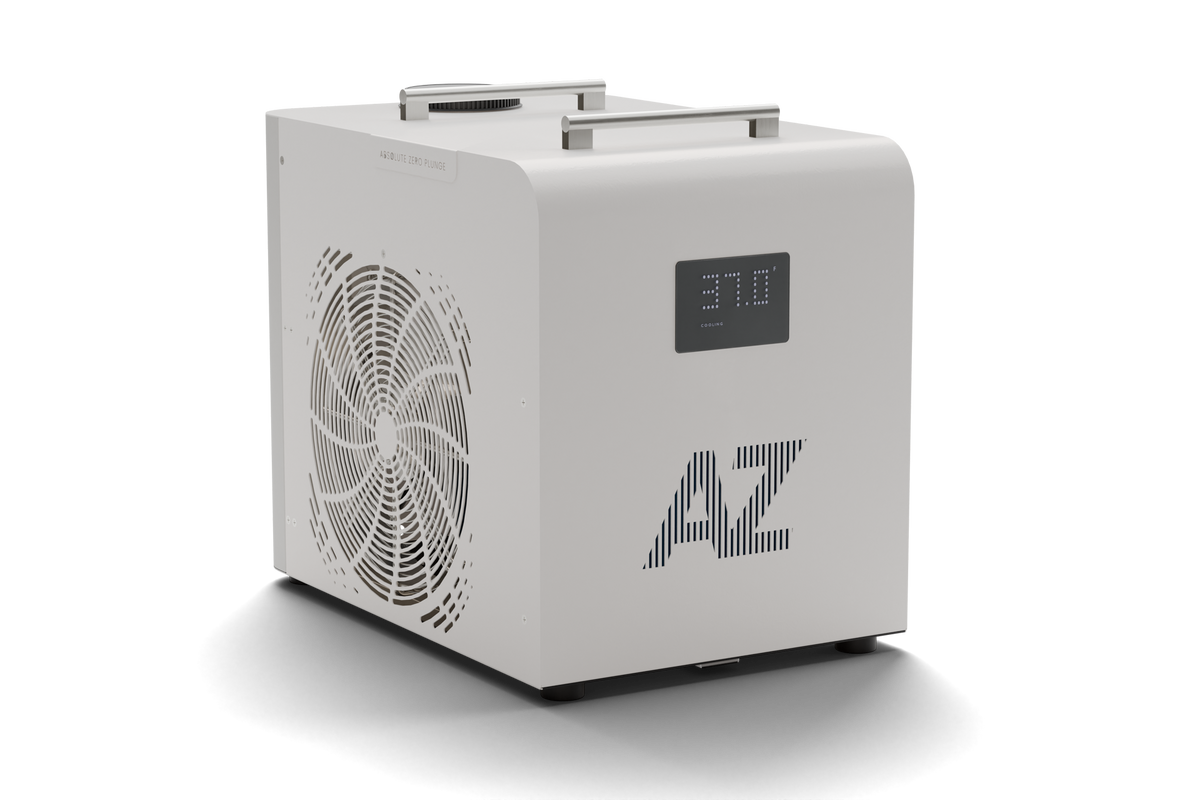 Absolute Zero AZ Pro Cold Plunge Chiller – 0.8 HP, Wi-Fi App Control, Heats and Cools 37–107°F with Ozone and 20-Micron Filtration