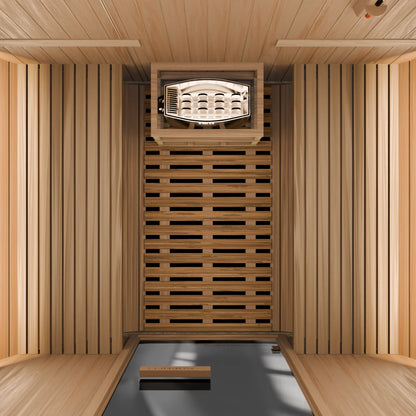 Burneek® Basalt: 2-Person Outdoor Barrel Sauna
