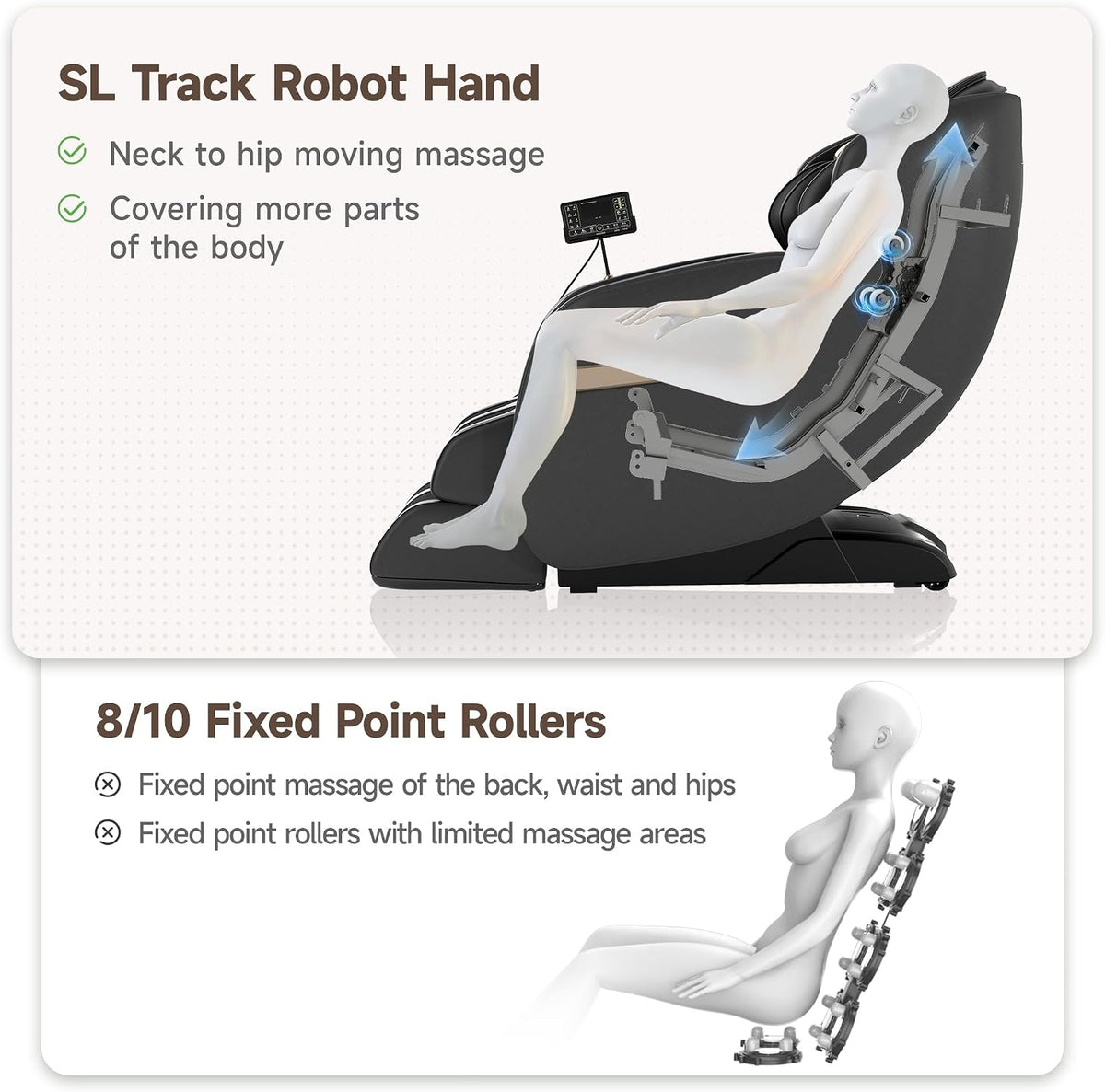 2026 Sl-Track Massage Chair, Recliner Full Body Zero Gravity