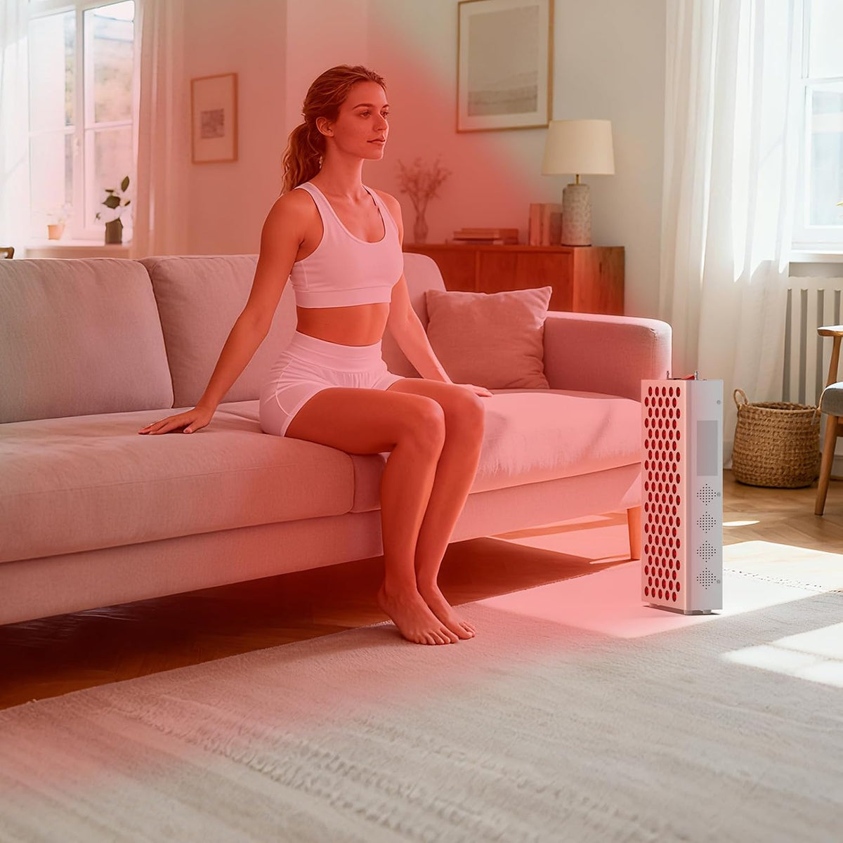 Red Light Therapy with 660Nm&850Nm High Power Panel(Elite 1500)