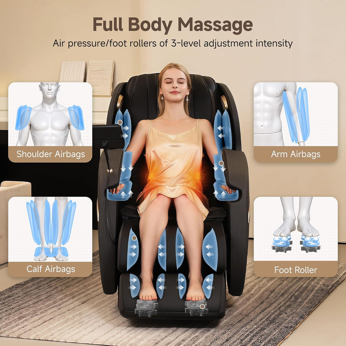 2026 Sl-Track Massage Chair, Recliner Full Body Zero Gravity