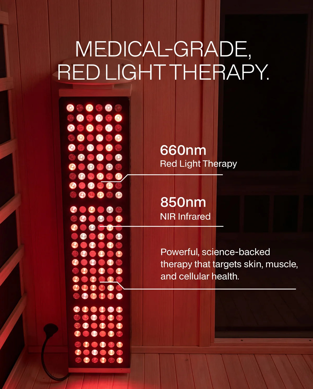 ® Solara 2-Person: Full Spectrum Infrared Sauna