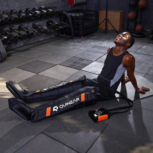 QUINEAR Professional Leg Recovery System – Cordless 4-Zone Air Compression Recovery Boots (QN-090A)