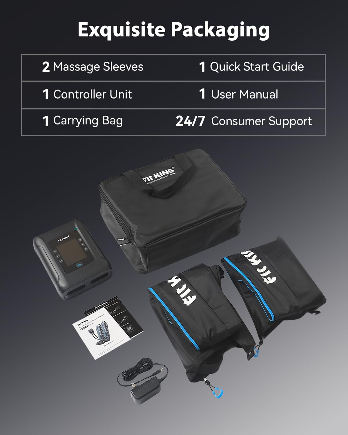 Air Compression Leg Massager Recovery System Cordless S