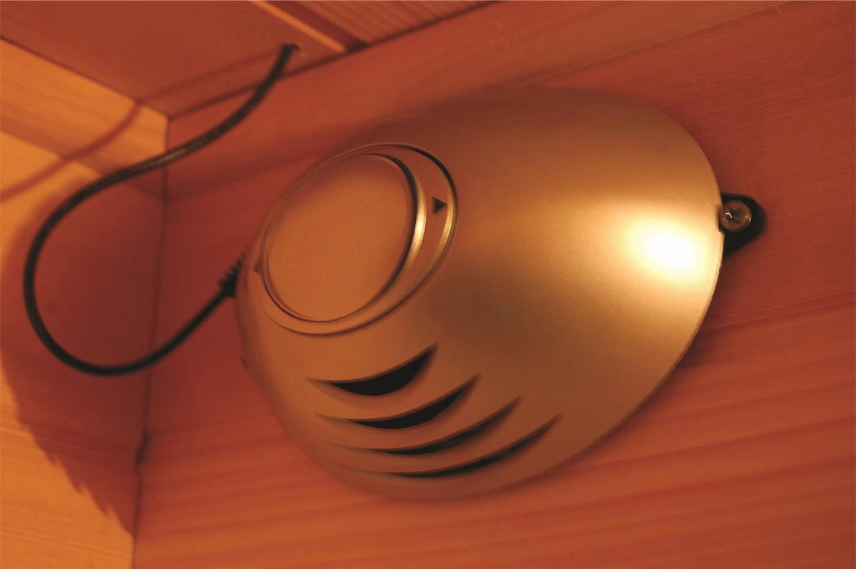 Sunray Sierra 2-Person Infrared Cedar Sauna with Carbon Heaters
