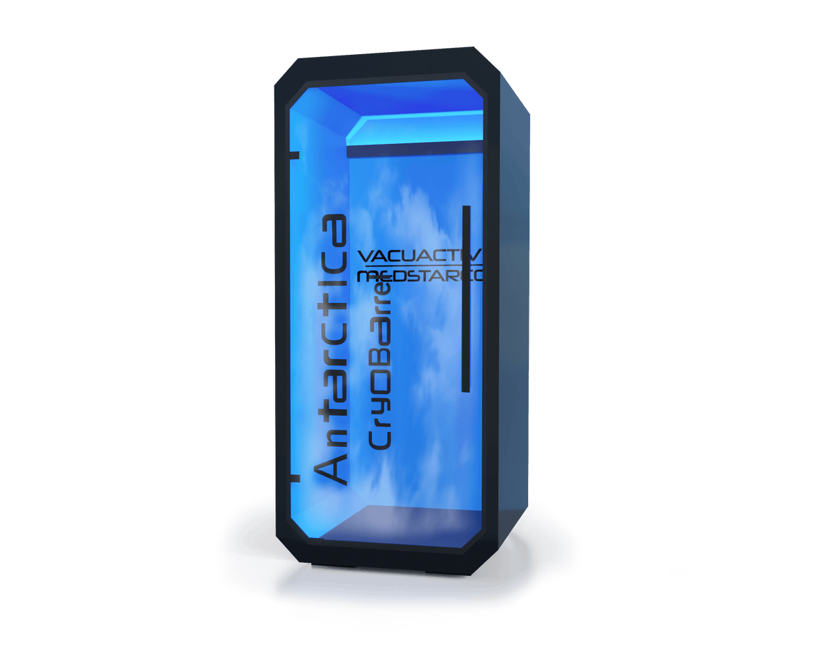 Antarctica Barrel Electric Cryotherapy Chamber — Nitrogen-Free Whole Body, Simple or Grand