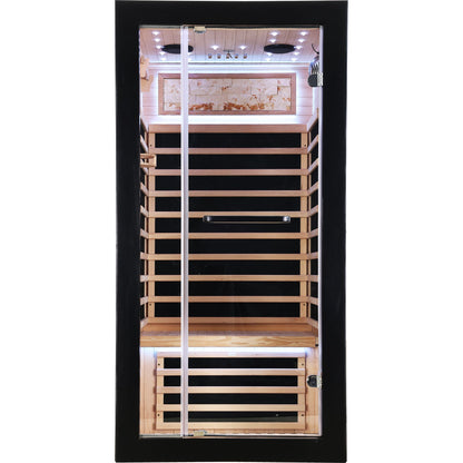 Single-Person Far Infrared Sauna – Hemlock Cabin with Starlight Ceiling