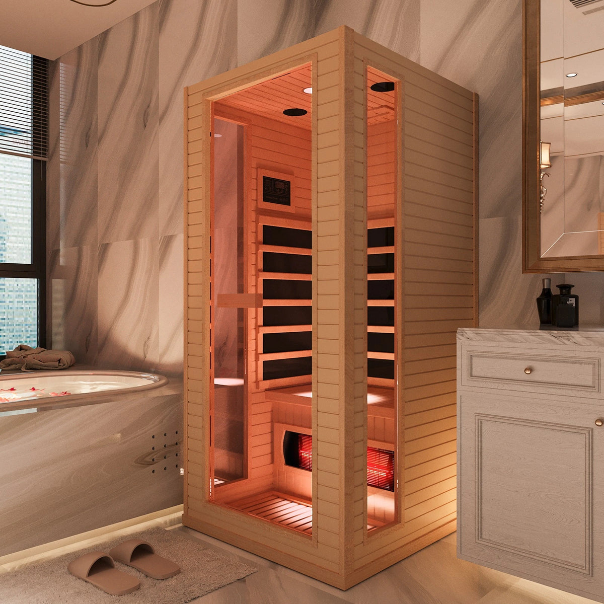 Infrared & Steam Sauna (Varied Sizes & Shapes)