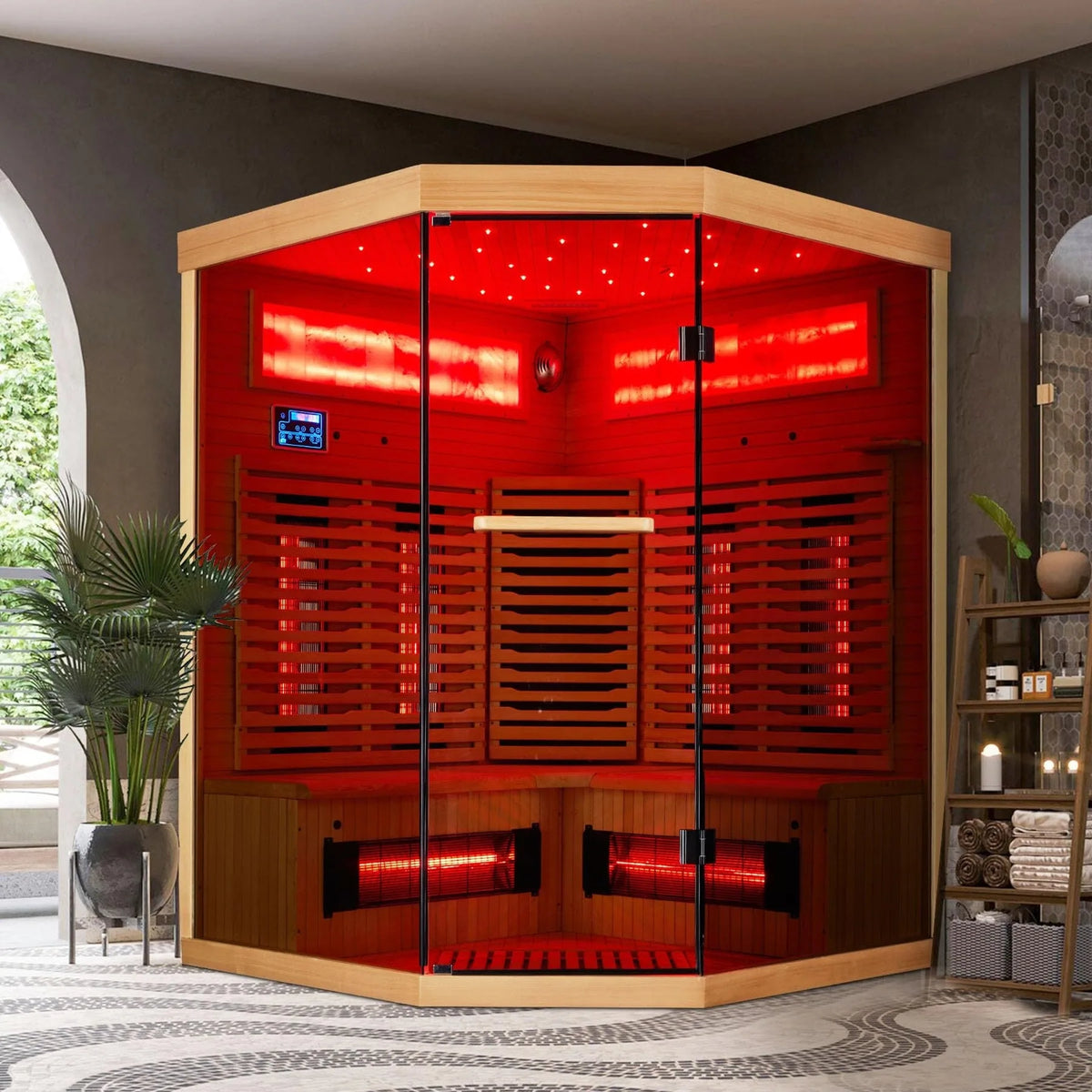 Infrared & Steam Sauna (Varied Sizes & Shapes)