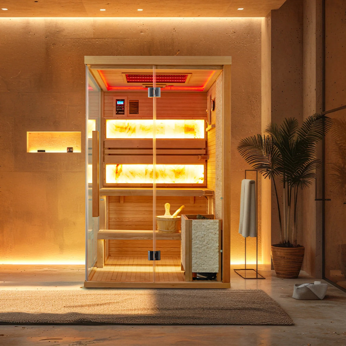 Infrared & Steam Sauna (Varied Sizes & Shapes)