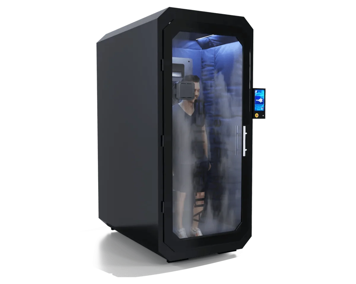 Antarctica Barrel Electric Cryotherapy Chamber — Nitrogen-Free Whole Body, Simple or Grand