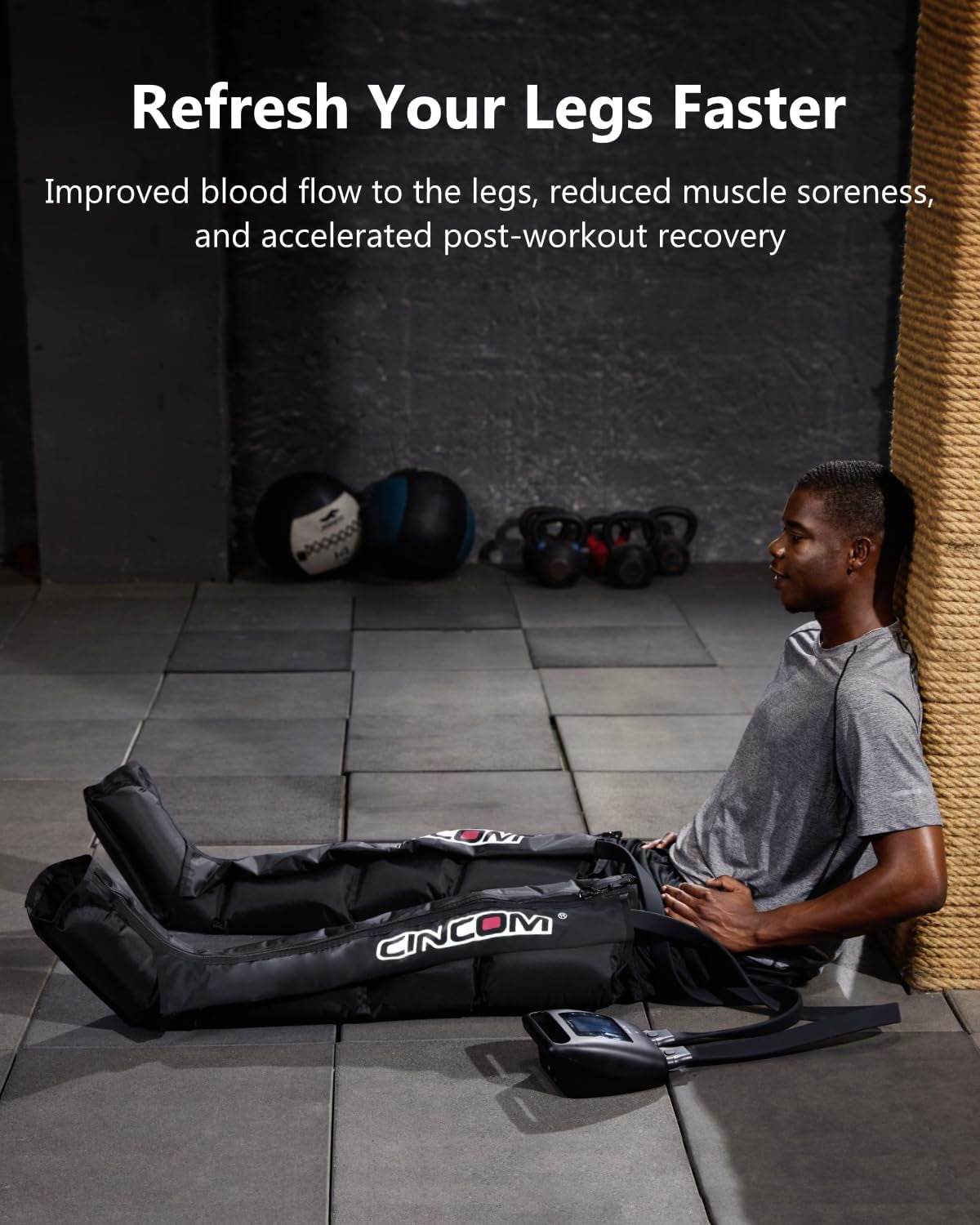 Cordless Leg Recovery Compression System, Medium