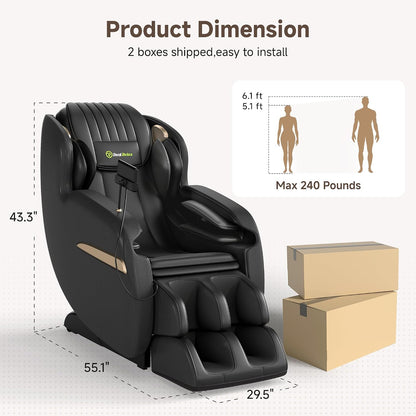 2026 Sl-Track Massage Chair, Recliner Full Body Zero Gravity
