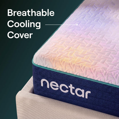 Nectar Premier 13” Hybrid Mattress, Full, Medium Feel, 1-Year Trial