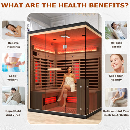 Infrared & Steam Sauna (Varied Sizes & Shapes)