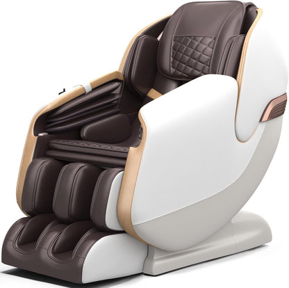 Massage Chair Full Body, Zero Gravity SL Track Shiatsu Recliner with Shortcut Key, Ps3100(Brown)