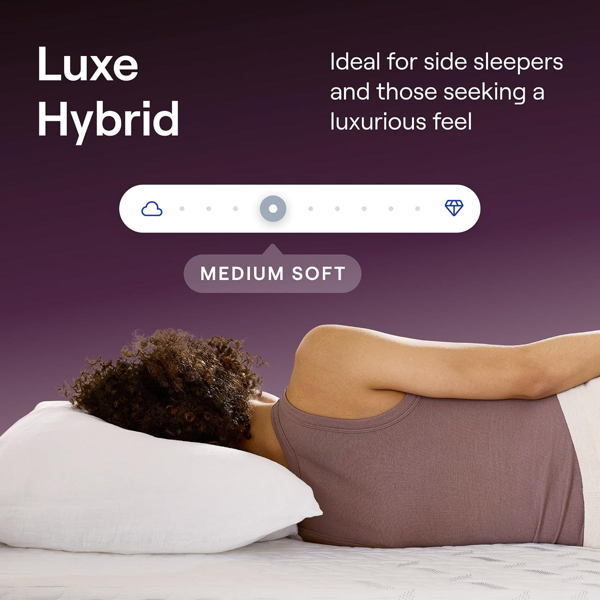 Nectar Luxe 14” Hybrid Mattress, Full, Medium Soft, 1-Year Trial
