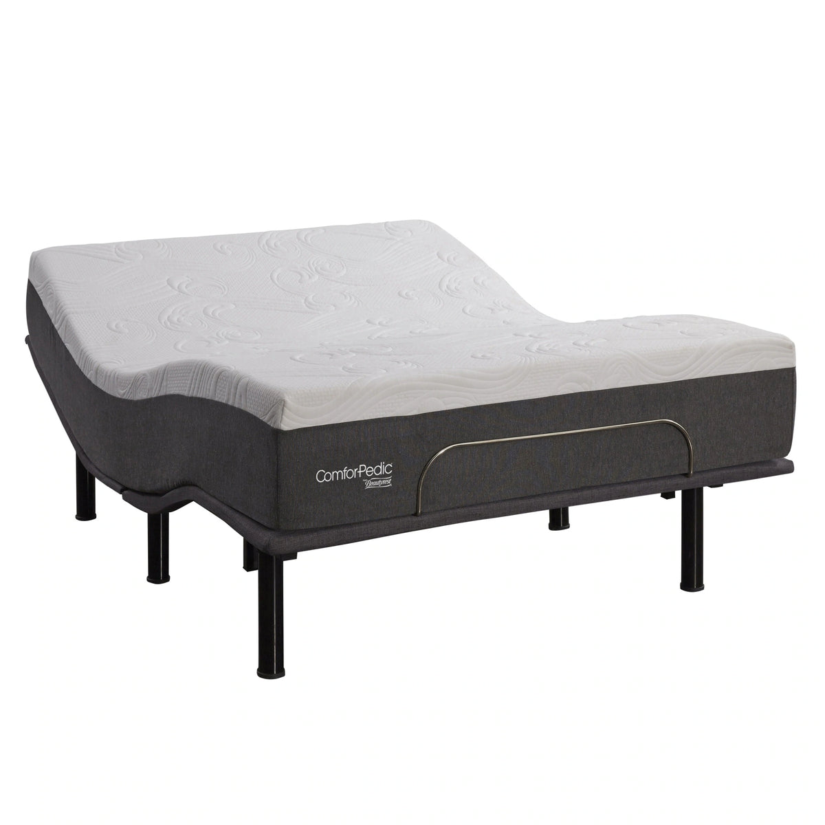 Comforpedic from  12-Inch Nrgel Mattress and Adjustable Bed Set