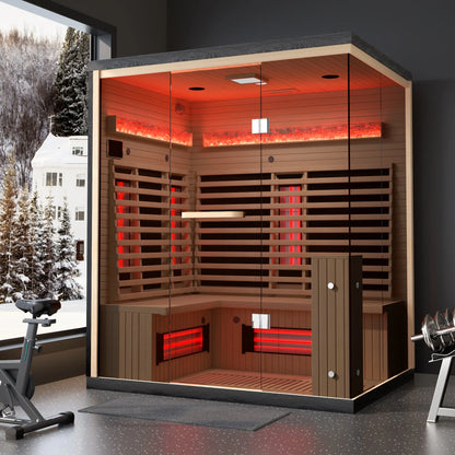 Infrared & Steam Sauna (Varied Sizes & Shapes)