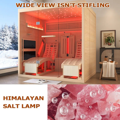 Infrared & Steam Sauna (Varied Sizes & Shapes)