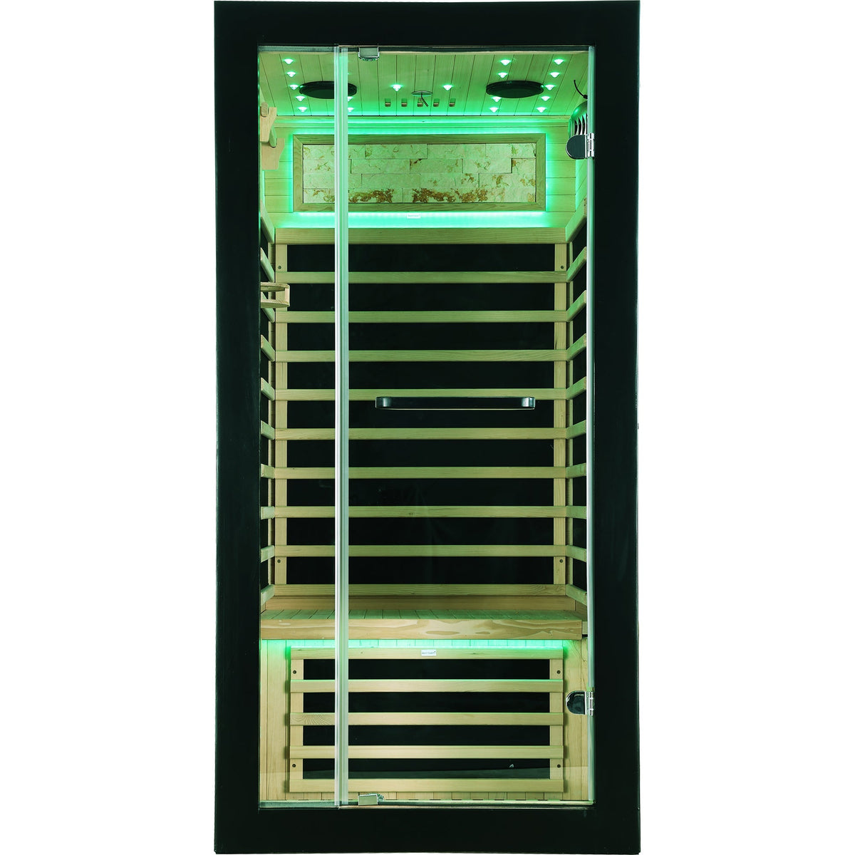 Single-Person Far Infrared Sauna – Hemlock Cabin with Starlight Ceiling