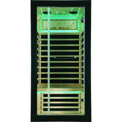 Single-Person Far Infrared Sauna – Hemlock Cabin with Starlight Ceiling