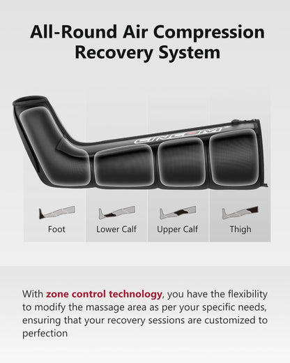 Cordless Leg Recovery Compression System, Medium