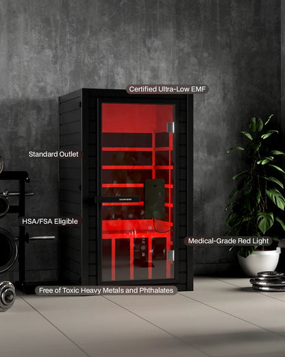 ® Solara: 1-Person Full Spectrum Infrared Sauna