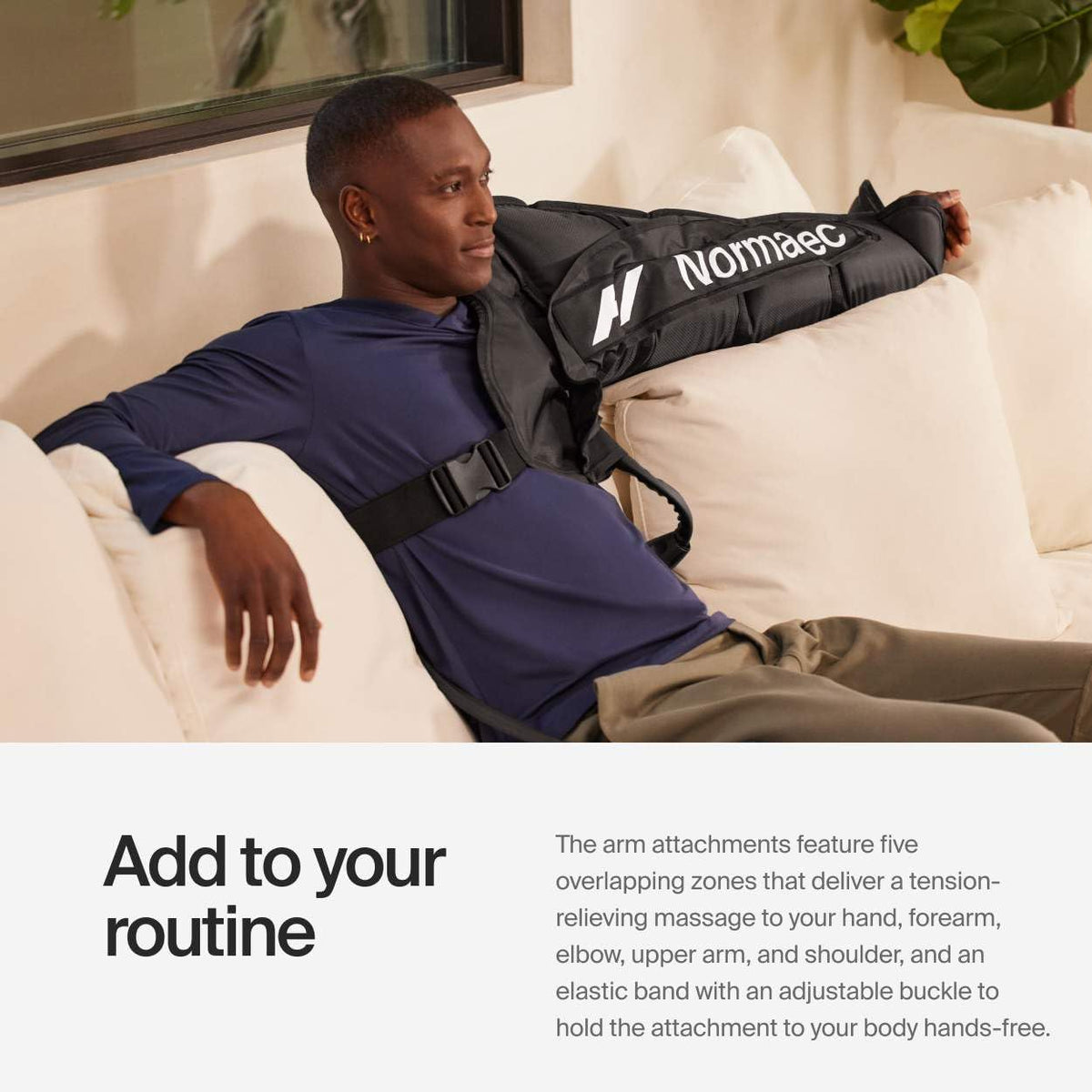 Hyperice Normatec Arm Attachment Only Compression Sleeves Recovery Pair