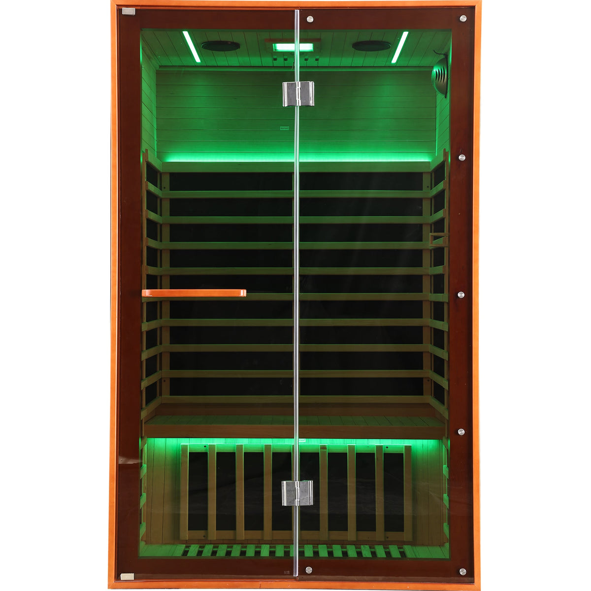Two-Person Far Infrared Sauna – Canadian Hemlock with 7 Carbon Heating Panels