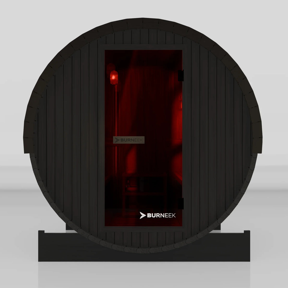 Burneek® Basalt: 2-Person Outdoor Barrel Sauna