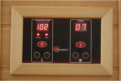 3-Person Corner Low EMF (Under 8MG) FAR Infrared Sauna (Canadian Red Cedar)