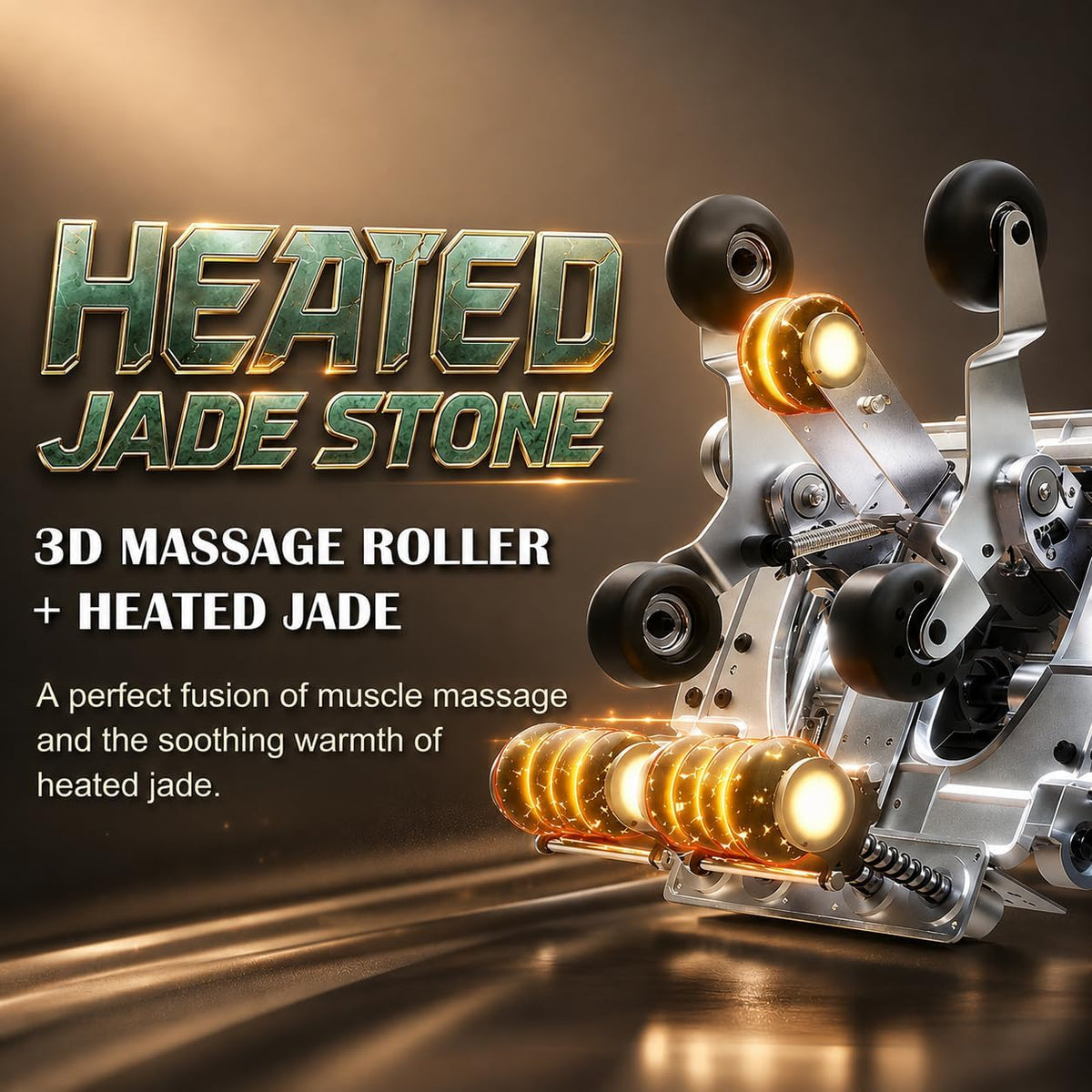 KZ-313 Heated Jade Roller Full Body Massage Chair