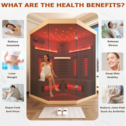 Infrared & Steam Sauna (Varied Sizes & Shapes)