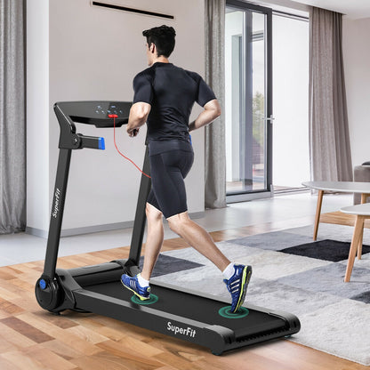 Costway SuperFit 3 HP Folding Treadmill with Bluetooth Speaker
