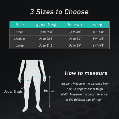 Professional Leg Recovery System, Cordless Air Compression Boots with Sequential Compression, Leg and Foot Massager, Fast Recovery Therapy for Athletes, FSA-HSA Eligible (Large)