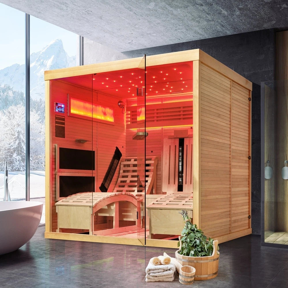Infrared & Steam Sauna (Varied Sizes & Shapes)