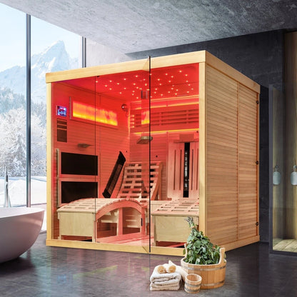 Infrared & Steam Sauna (Varied Sizes & Shapes)