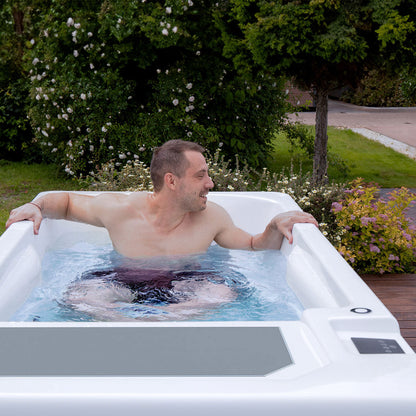 Buenospa Alaska Pro Cold Plunge Tub with Chiller/Heater – 1 Person, 140 Gallon, Plug & Play (WM00851)