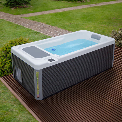 Buenospa Alaska Pro Cold Plunge Tub with Chiller/Heater – 1 Person, 140 Gallon, Plug & Play (WM00851)