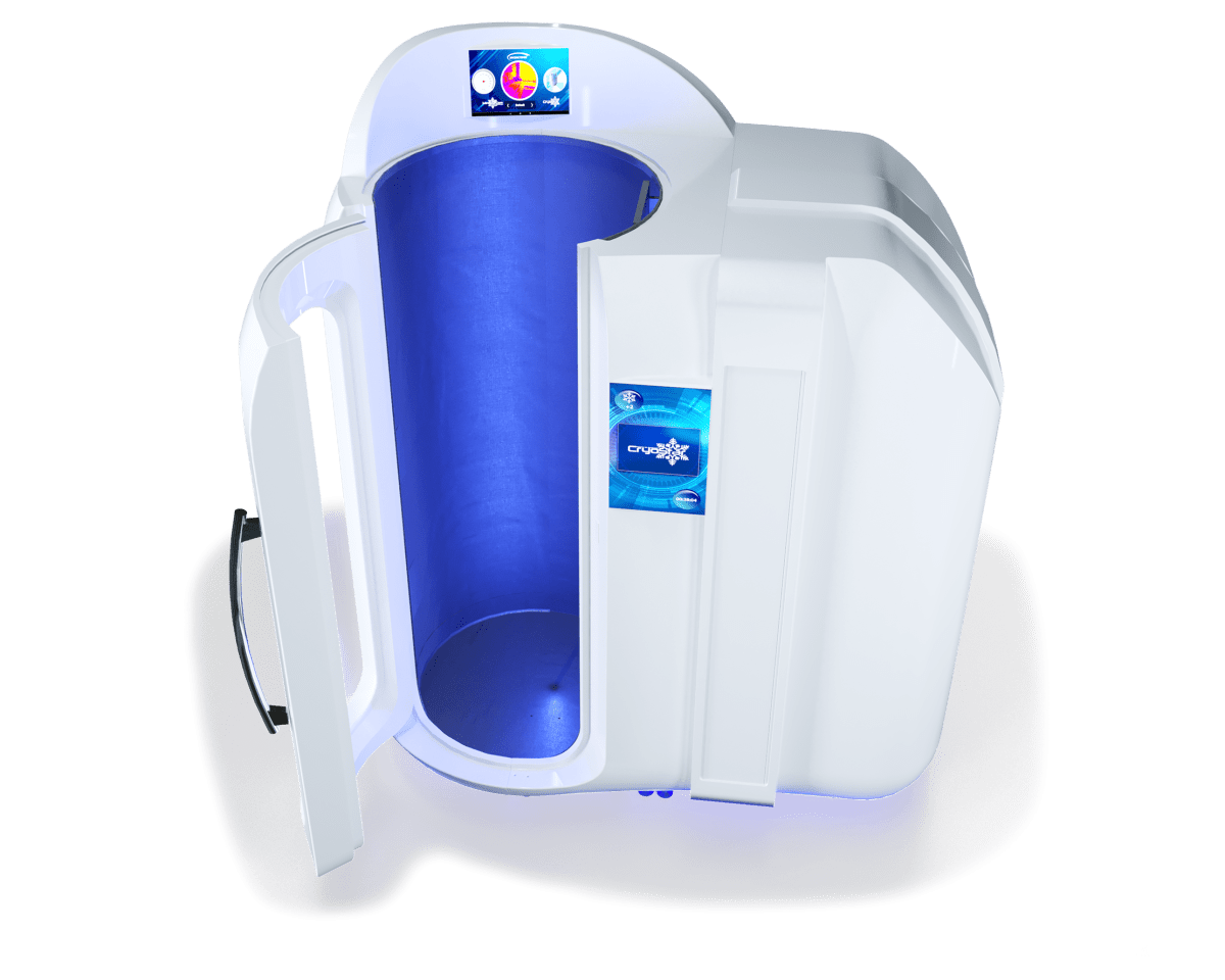 Antarctica Nitrogen Open Head Cryotherapy Chamber — Whole Body, Simple or Grand