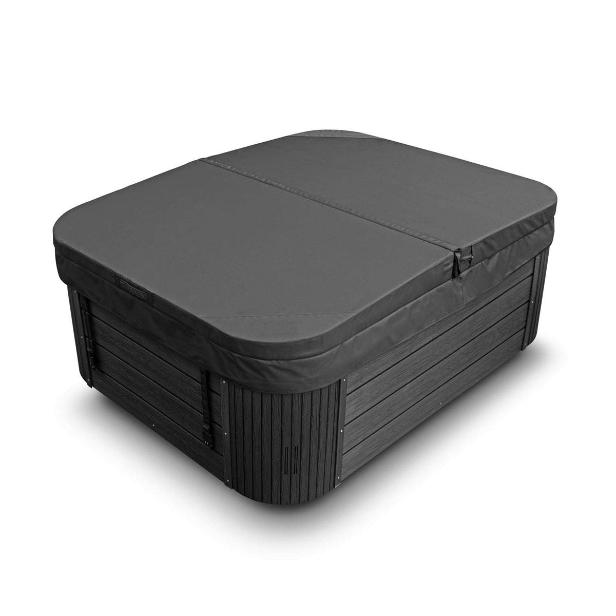 Buenospa Atlanta Hot Tub – 3-Seat Spa with Two Reclining Lounges, 37 Jets, 29.5 in. Height for Doorway Access (WM00760)