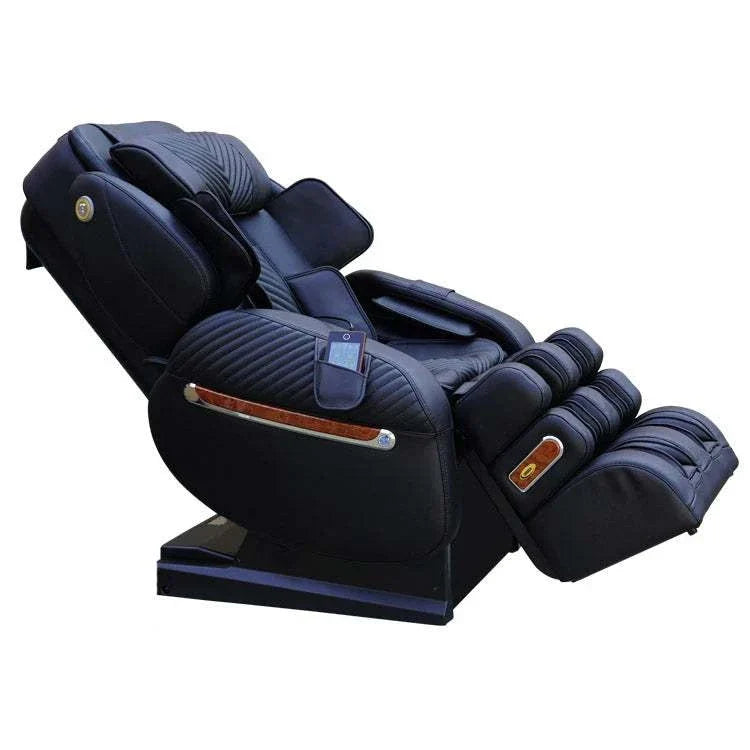 Luraco iRobotics 9 Max Plus Special Edition Massage Chair, Made in USA, with Dual 3D Rollers, Split L-Track, 100 Air Cells, Powered Armrests, and Full Leather