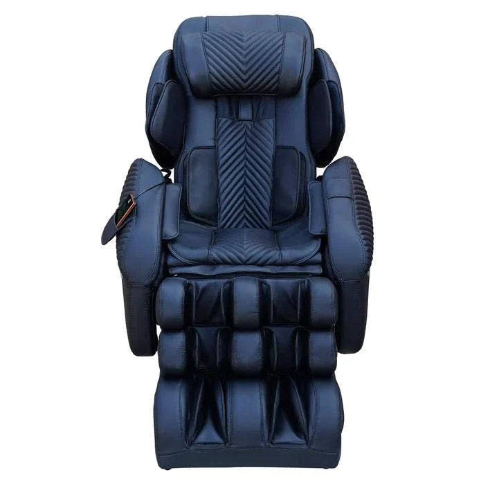 Luraco iRobotics 9 Max Plus Special Edition Massage Chair, Made in USA, with Dual 3D Rollers, Split L-Track, 100 Air Cells, Powered Armrests, and Full Leather