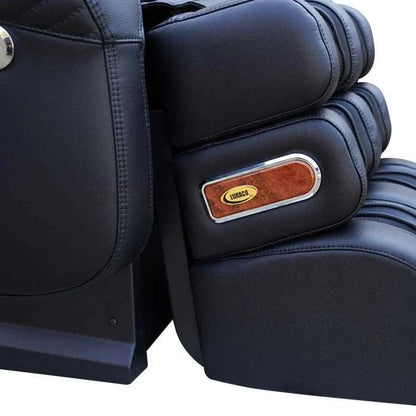 Luraco iRobotics 9 Max Plus Special Edition Massage Chair, Made in USA, with Dual 3D Rollers, Split L-Track, 100 Air Cells, Powered Armrests, and Full Leather
